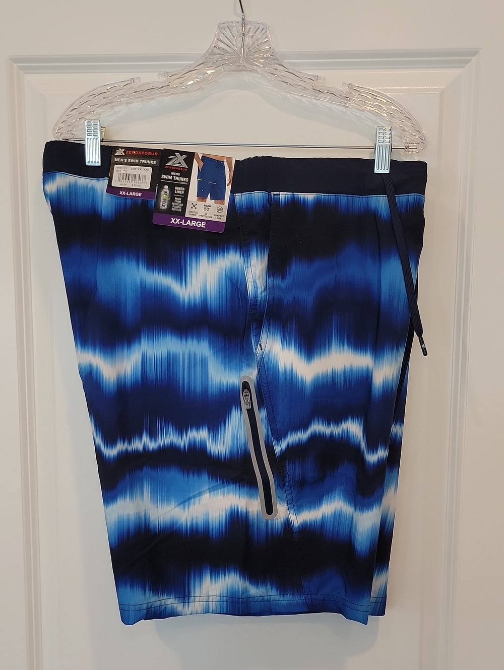 ZeroXposur Men's Swim Trunks Board Shorts UPF 50+ Quick Dry XXL NWT
